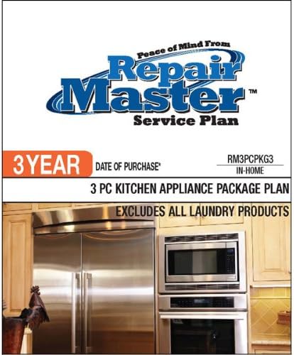 Repair Master 3-Yr Date of Purchase - 3-Piece Kitchen Appliance Package Excludes Laundry Products