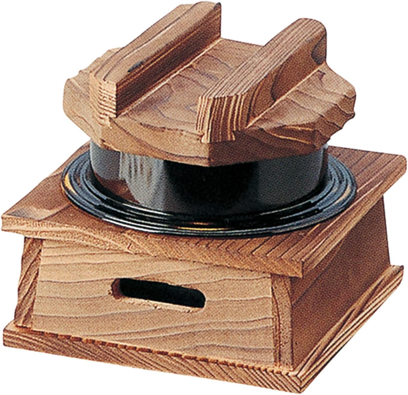 Kawanami Shoten Rice Pot, Shallow Pot, Hakama Set, Black American Glaze, 0.7-0.8 Cups, Aluminum, Made in Japan, Outdoor, Camping, Direct Fire, Repositionable