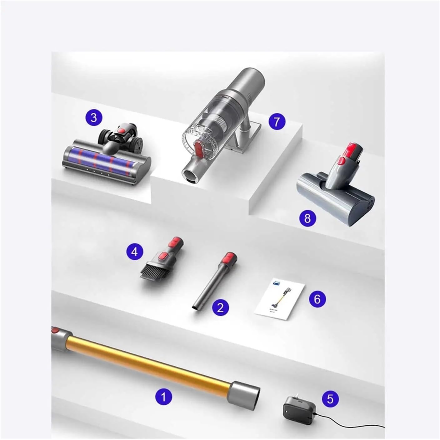 Smart Dust Sensor，Compatible for ABIR ，VC205 Cordless Handheld Vacuum Cleaner,27000PA,Touch Screen