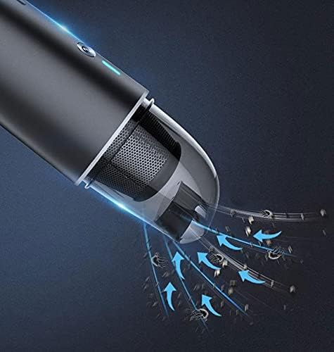 Handheld Vacuum, Mini Vacuum Cleaner, 4000 PA Suction, Rechargeable, Portable Vacuum Cleaner, Very Suitable for Home and Car (Black)