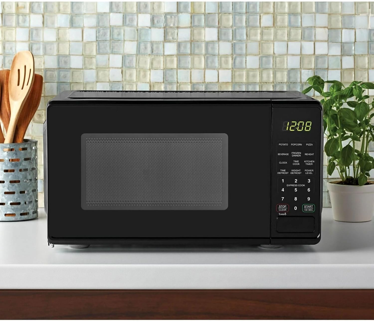Microwave 0.7 cu. ft. Compact Countertop Black White Red Original Equipment Manufacturer