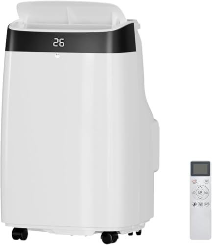 Portable Air Conditioner 12,000 BTU (Covers 350 Sq.Ft) - 3-in-1 AC/Dehumidifier/Fan with Remote Control - Easy-Mount Window Kit for Quick Installation