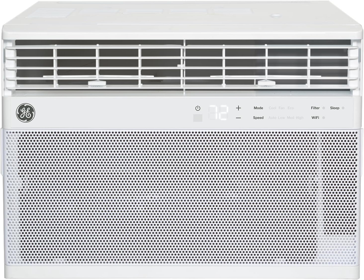 GE Window Air Conditioner 14,000 BTU for Rooms up to 700 sq ft., Wi-Fi Enabled, Energy-Efficient Cooling for Large Rooms, Easy Install Kit, Control Using Remote or Smartphone App, White