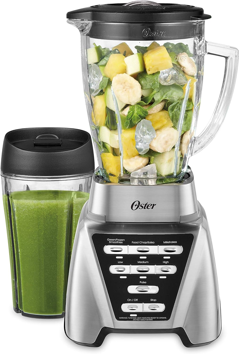 Oster Blender | Pro 1200 with Glass Jar + Oster 2-Slice Toaster, Touch Screen