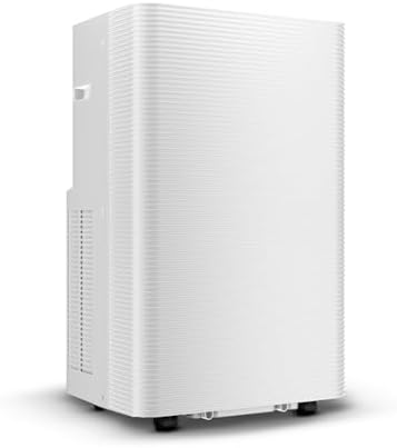 Ukoke USPA0112 4-in-1 12000 BTU Portable Air Conditioner Unit with Cooling, Heating, Dehumidifier & Fan, Remote Control, Window Exhaust Kit - Ideal for Rooms up to 400 Sq. ft, White