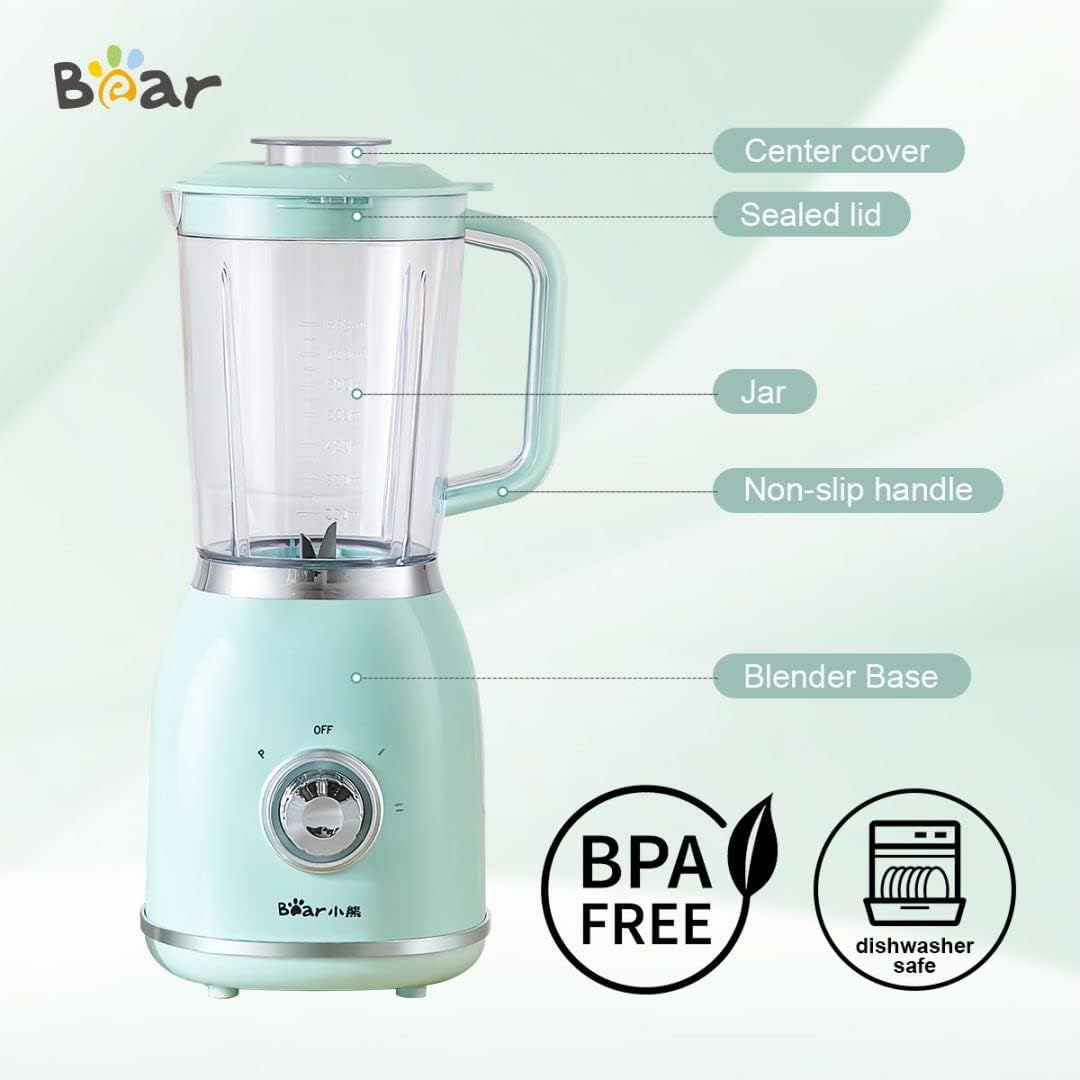 Bear Blender Mixeur 800ml Light Green
