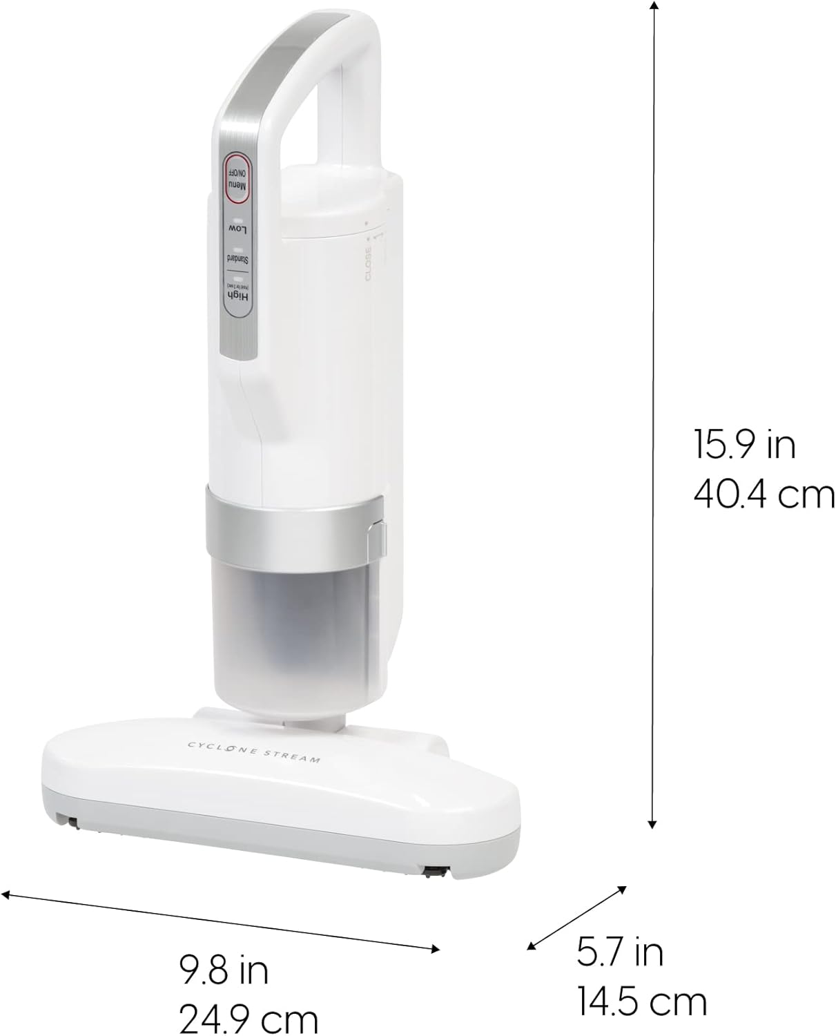 IRIS USA Mattress and Furniture Vacuum Cleaner, White IC-FAC2