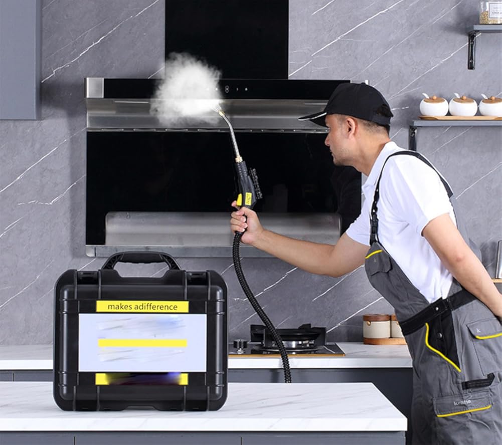 Steam Cleaner,3300W Household Appliance Cleaning Machine and Multifunctional High-Temperature Steam Cleaner for Air Conditioning