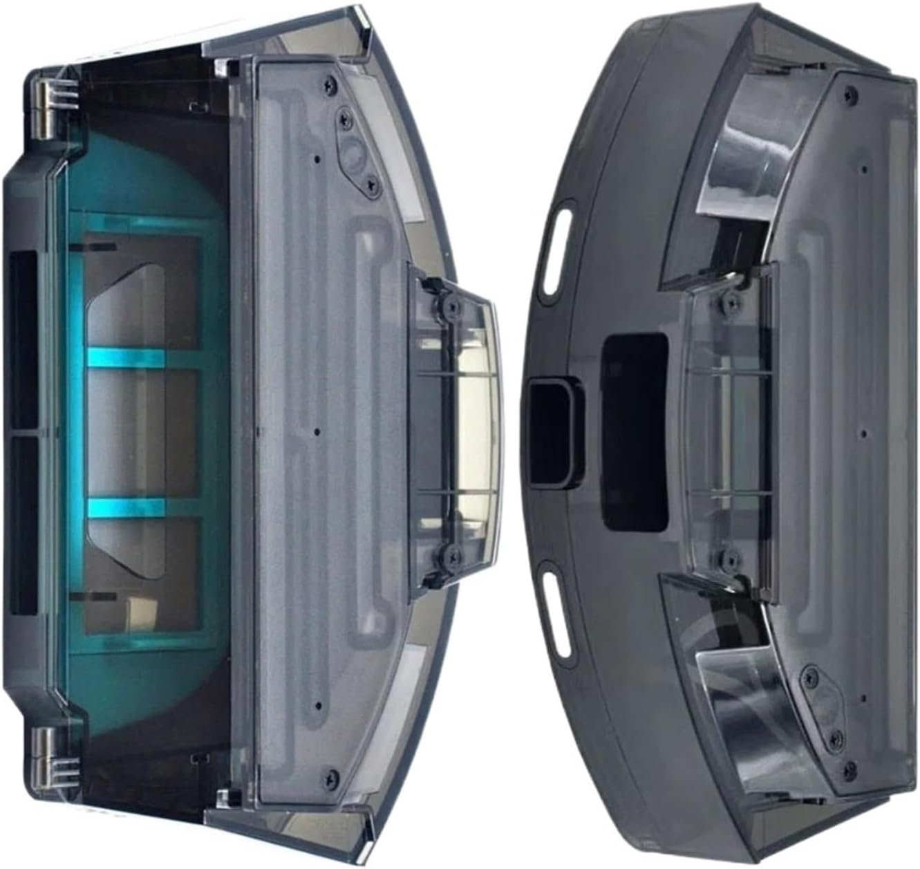 2 in 1 Water Tank Dust Bin Box, Compatible with Conga 2290/5290, Robot Vacuum Cleaner Parts, Robot Vacuum Cleaner Replacement Parts