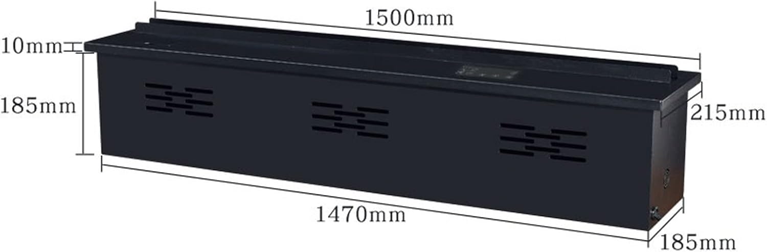 3D Water Vapor Fireplace with Humidifier Flame 3D Simulation Flame Electric Fireplace Recessed Adjustable Flame Colors and Speed with Touch Screen