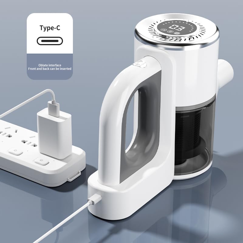 Cordless Stick Vacuum Cleaner, White and Gray, Lightweight Design