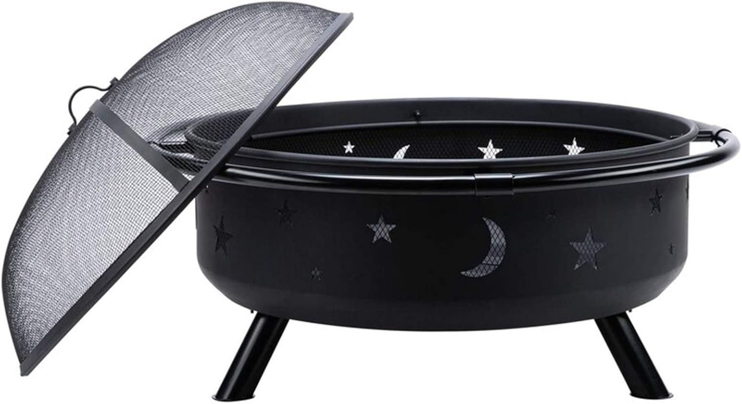 Outdoor Fire Pit Wood Fire Pits Outdoor, European Style Firepit for Outside, for Backyard Terrace Patio (Color : Style 1) (Style 2)