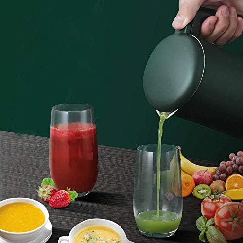 Soymilk Maker Machine Electric Juicer Blender Heatable Soya-Bean Milk Rice Paste Maker Free-filter Automatic Clean 350ml(black-JoJo's Bizarre Adventure1)