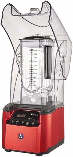 Commercial Blender 2200W Powerful Smoothie Maker with Sound Cover