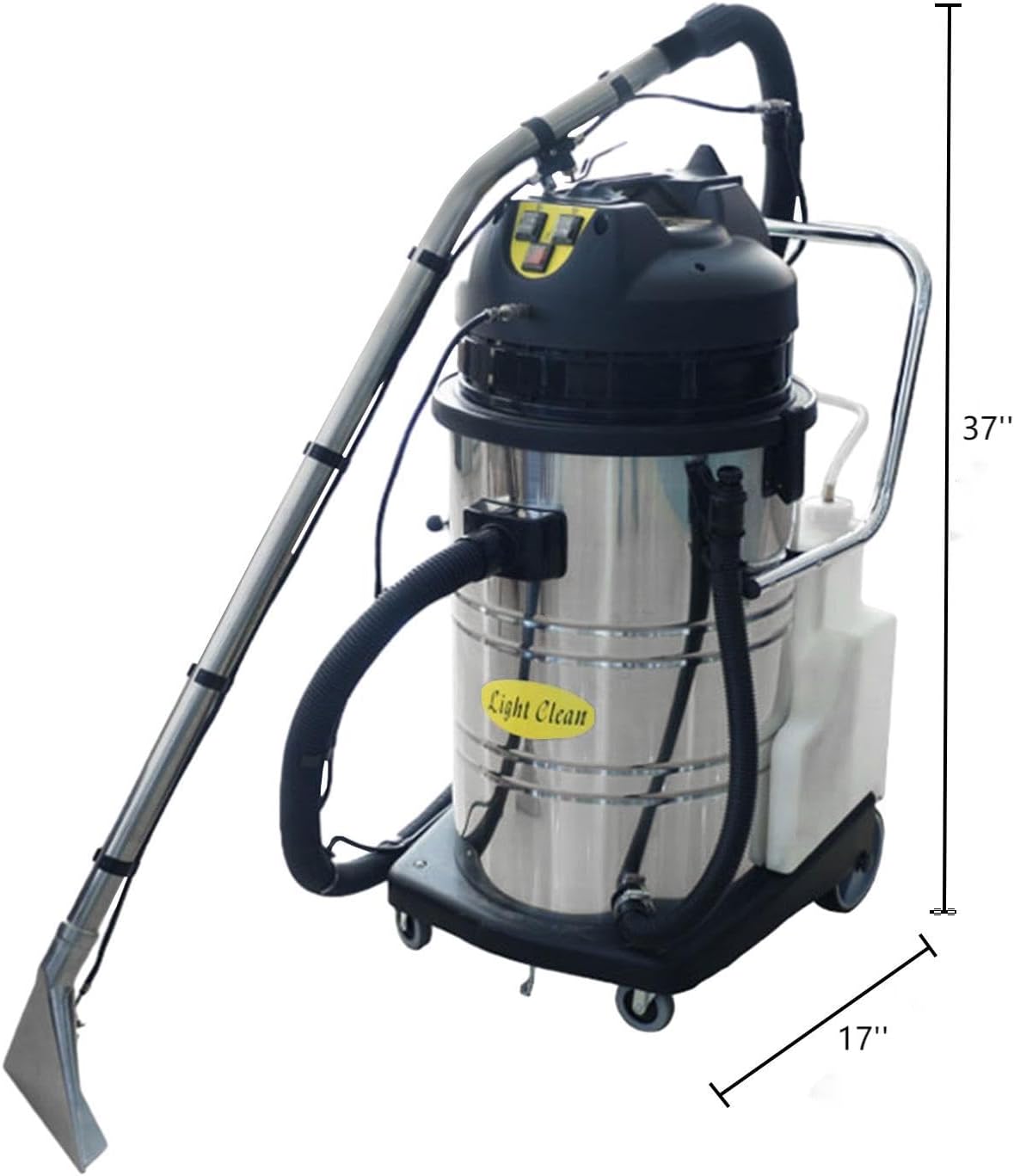Commercial Carpet Cleaner 16 Gallon Carpet Cleaning Machine 2110W Car Detailing Carpet Cleaner Extractor Carpet Shampooer Sofa Curtains Steam Cleaning Vacuum Washing Cleaner Machine