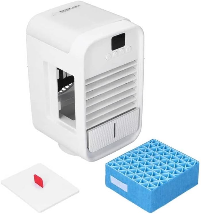 Portable Mini Air Conditioner 350ml Air Cooler Desktop Fan USB Charging for Home Office Use Air Cooler