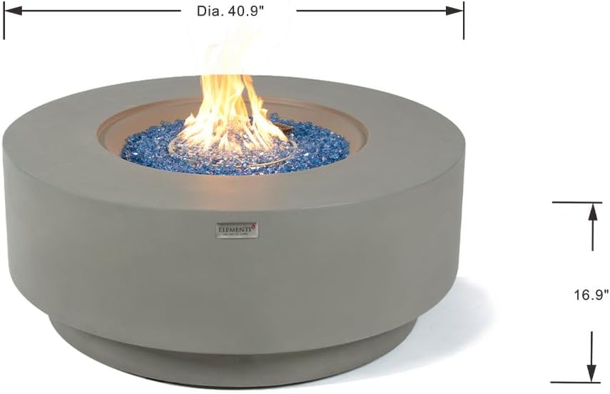 Colosseo Concrete Fire Pit 40.9