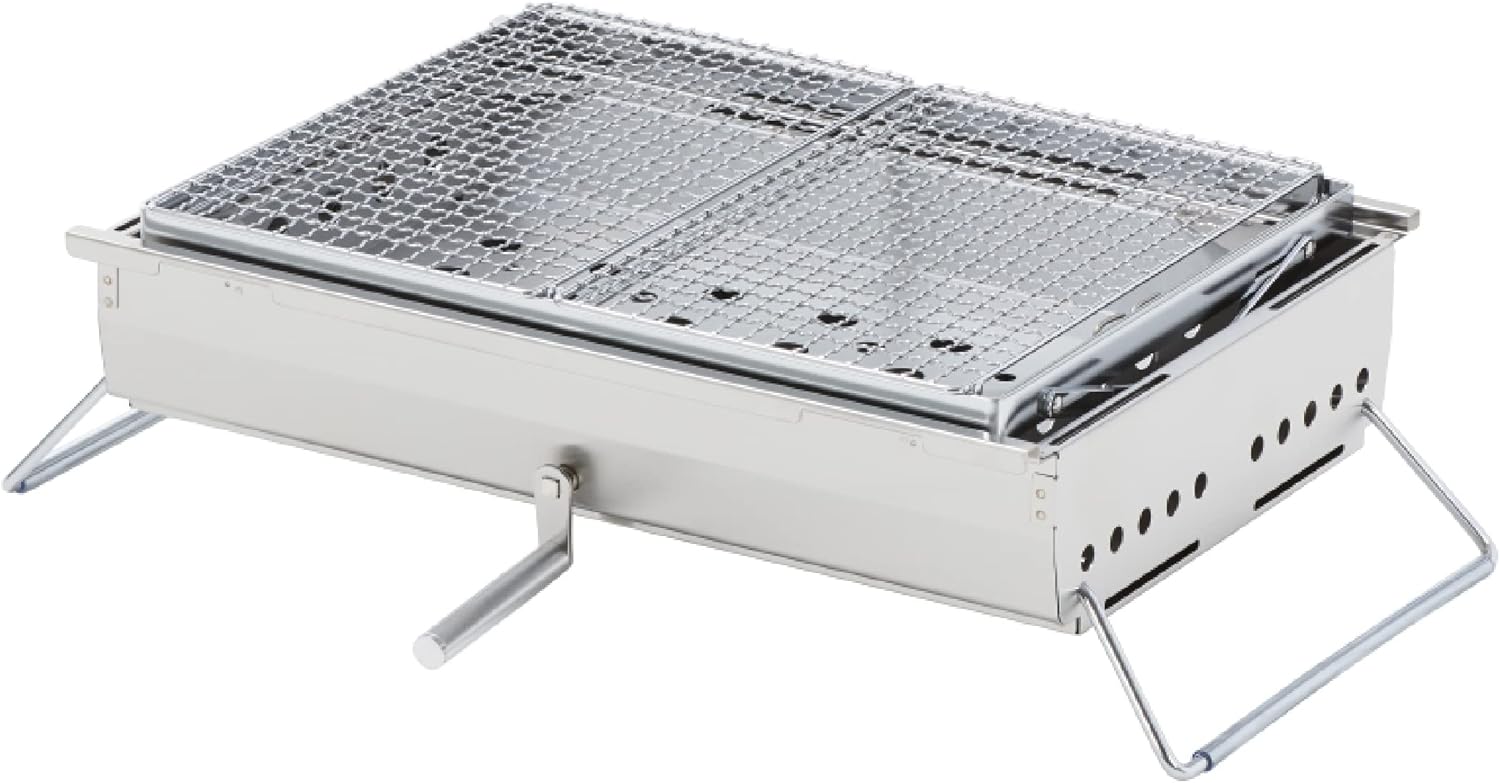 Snow Peak Iron Grill Table BBQ Box, Large