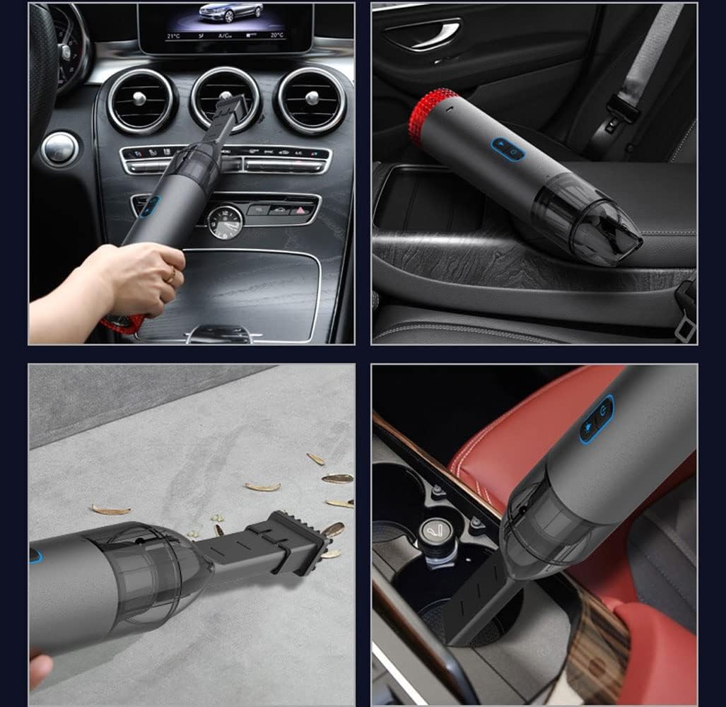 Handheld Vacuum Cordless, Portable Hand Held Car Vacuum Cleaner with High Power, Rechargeable Mini Vacuum for Home Office Pet Hair Cleaning, Lightweight and Quick Charge