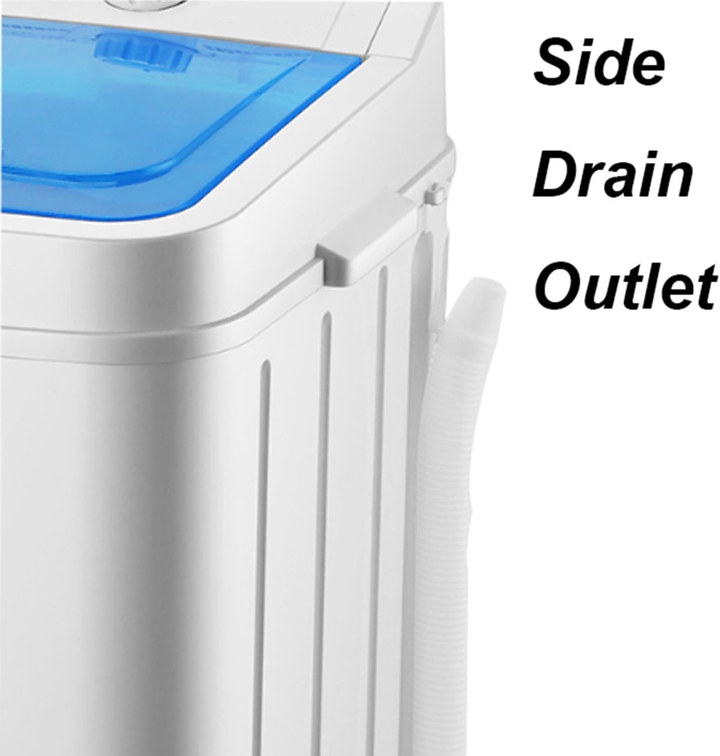 Generic Small Portable Washing Machine, mini washer machine for RV Apartments Dorms, Portable Turbo Washer Space Saving for underwear, baby clothes and other small clothes(Black)