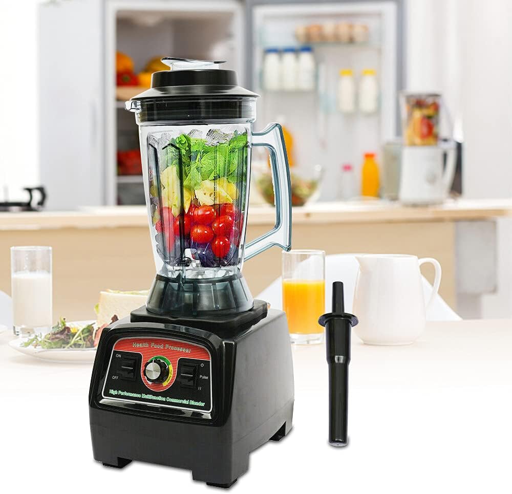 Professional Countertop Blender 2800W Commercial Smoothie Blender Shakes Smoothies Juicer Maker Machine with 140 OZ BPA Free Pitcher (Smoothie Blender)