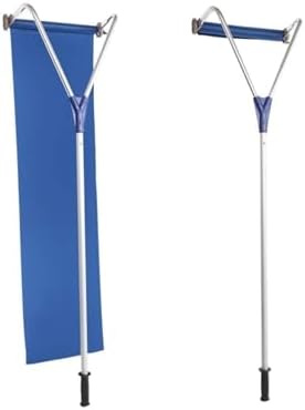 Sail-Type High-Altitude Snow Blower – Adjustable Snow Roof Rake with Nylon Slide & Roller System