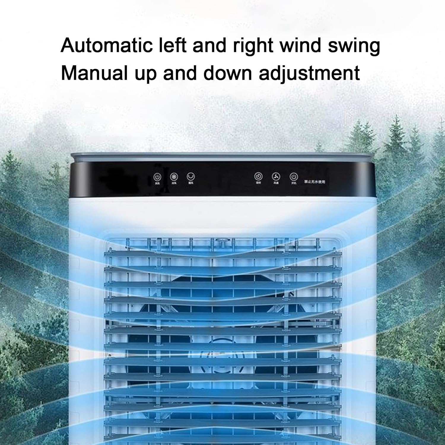 Swamp Cooler Air Conditioner, Evaporative Air Cooler with 26.4 Gallon Water Tank and Remote, 4 Ice Box, 8H Timer, Portable Cooling Fan with 3 Speeds for Commercial, Industrial, Garage, Outdoor Use