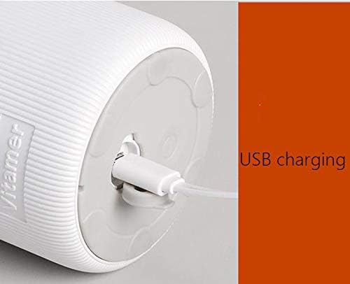 Cup Mini Blender， Household Portable Juicer Cup 400ML Fruit Juice Extractor and Mixer with USB Rechargeable and 4 PCS Blades for Home Outdoor. Portable, B