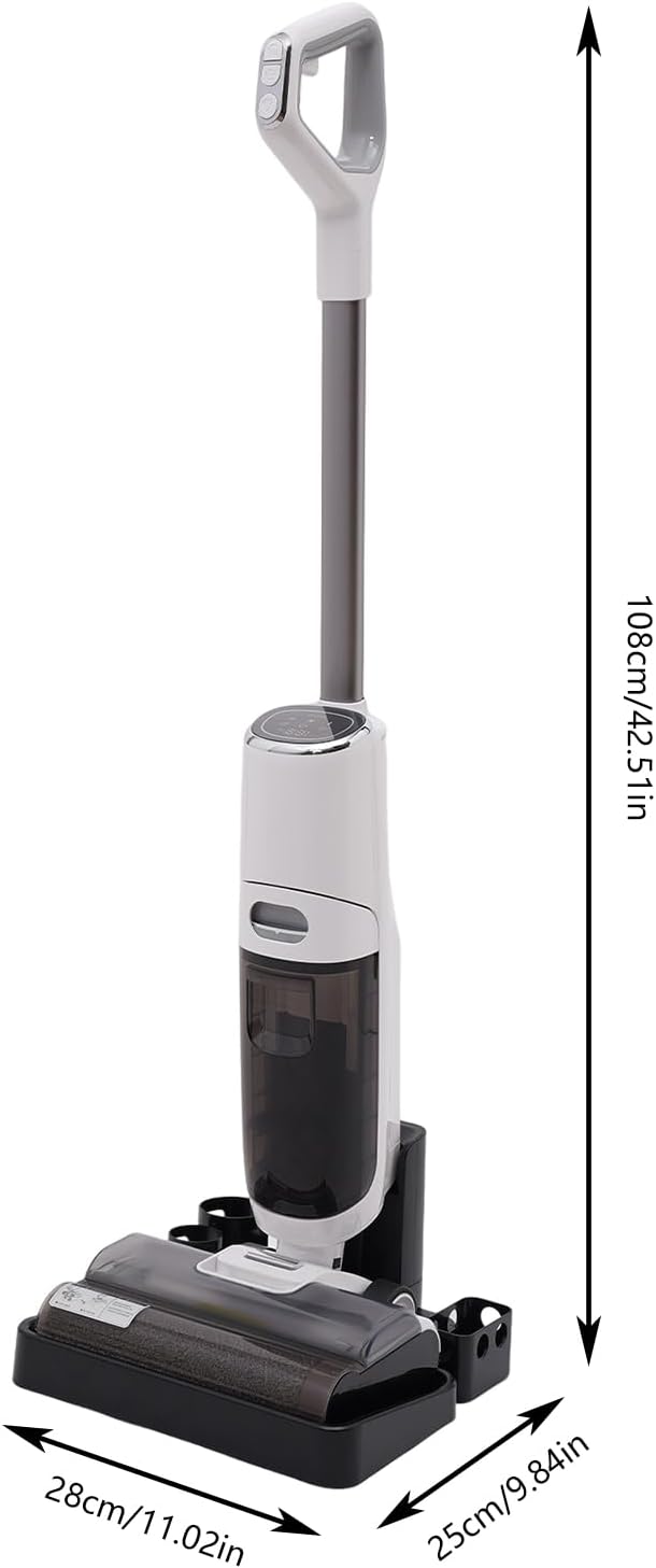 LOYALHEARTDY Battery Powered Vacuum Cleaner 250W Wet Dry Vacuum Cleaner with LED Screen IPX4 4400mah Floor Cleaner and Mop Multi-Surface for Hard Floors and Area Rug