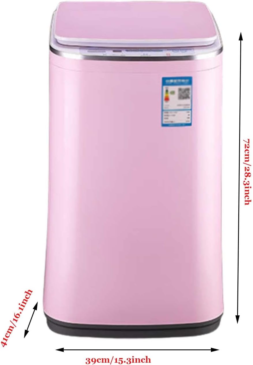 Mini Washing Machine 3.8 Kg Household Automatic Laundry Machine with 10 Washing Programs Suitable for Laundry Camping Apartment Dormitory