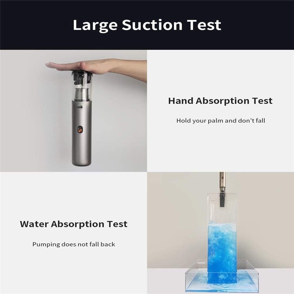 Handheld Vacuum Cleaner 120W 16000Pa USB Rechargeable Vacuum Mites Dust for Home Car(Gray)