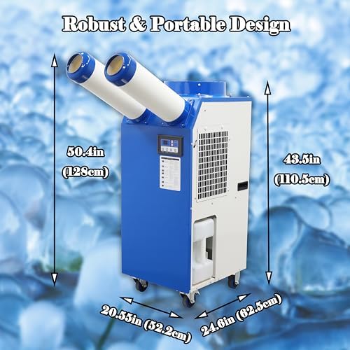 Industrial Air Conditioner Spot Cooler Air-conditioning Equipment for Supermarket Factories Double Tubes 220V 1800W
