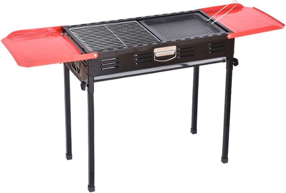 Charcoal Barbecue Grill Large Outdoor Barbecue Grill Portable Barbecue Tool Foldable campping Barbecue Grill Suitable for 5-15 People