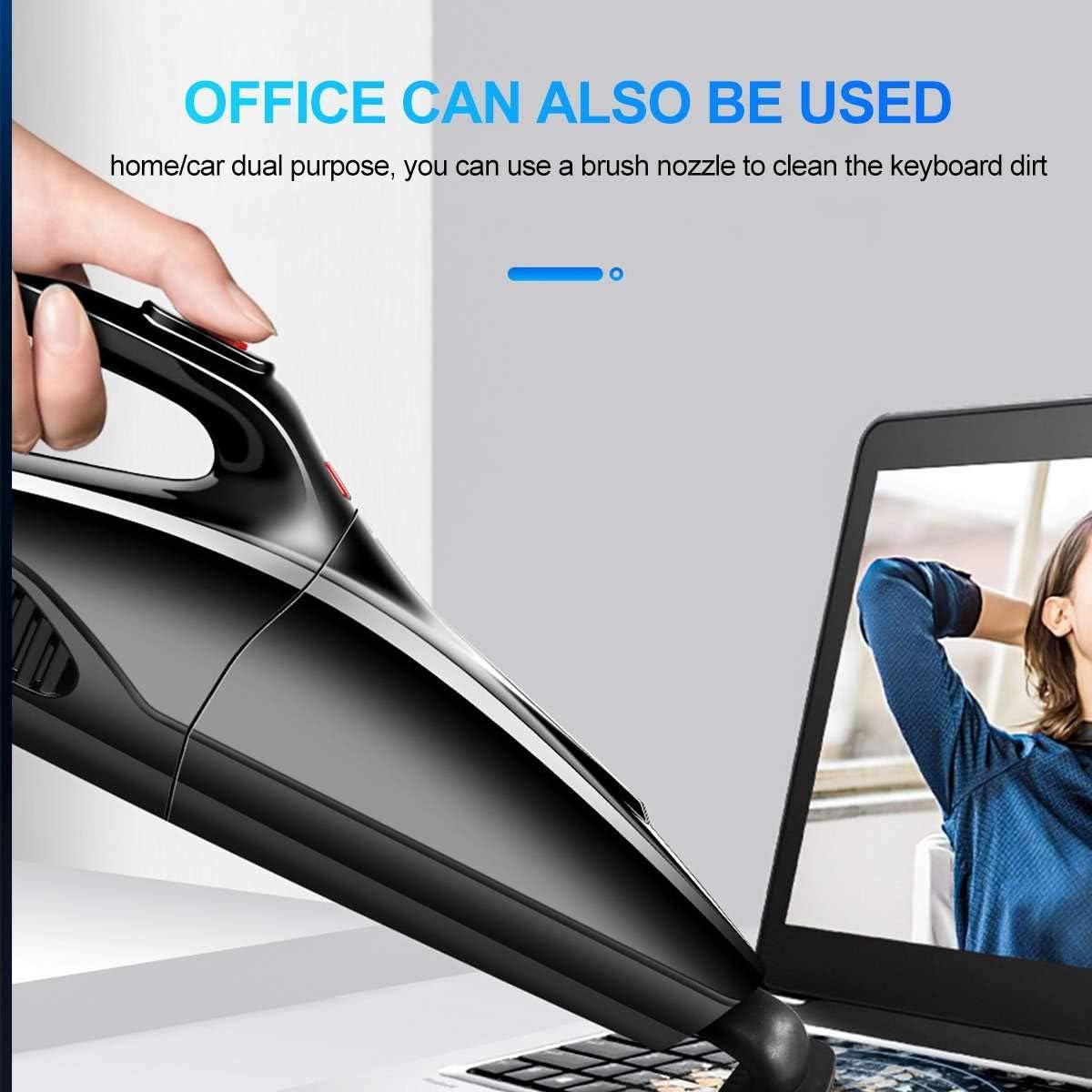 120W Cordless Home Car Dual-Use Portable Strong Suction Cordless Car Vacuum Cleaner Handheld Vacuum Cleaner