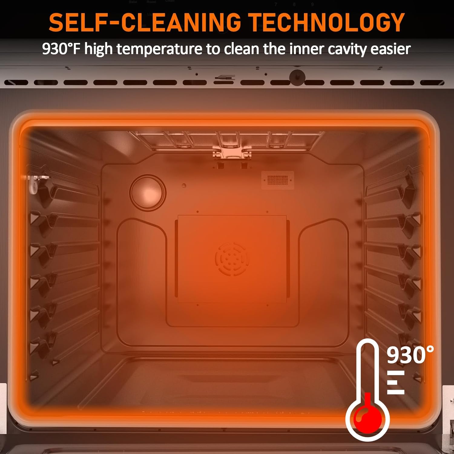 30 inch Electric Single Wall Oven with Convection Fan Touch Control, Large Oven Capacity, 360° Rotisserie, Fingerprint Resistant Stainless Steel