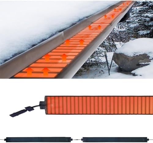 Heated Snow Melting Mats for Outdoor Use, 120V PVC Ice Melt Mats, Rapid 3 in/H Snow Removal, Effective Ice Dam Prevention System