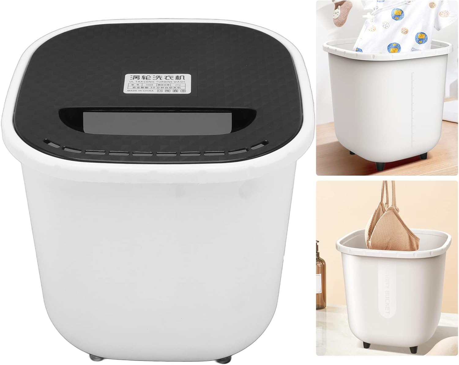 6L Mini Washing Machine - Forward & Reverse Rotation, USB Power Supply, Automatic Power Off, Portable Underwear Washer