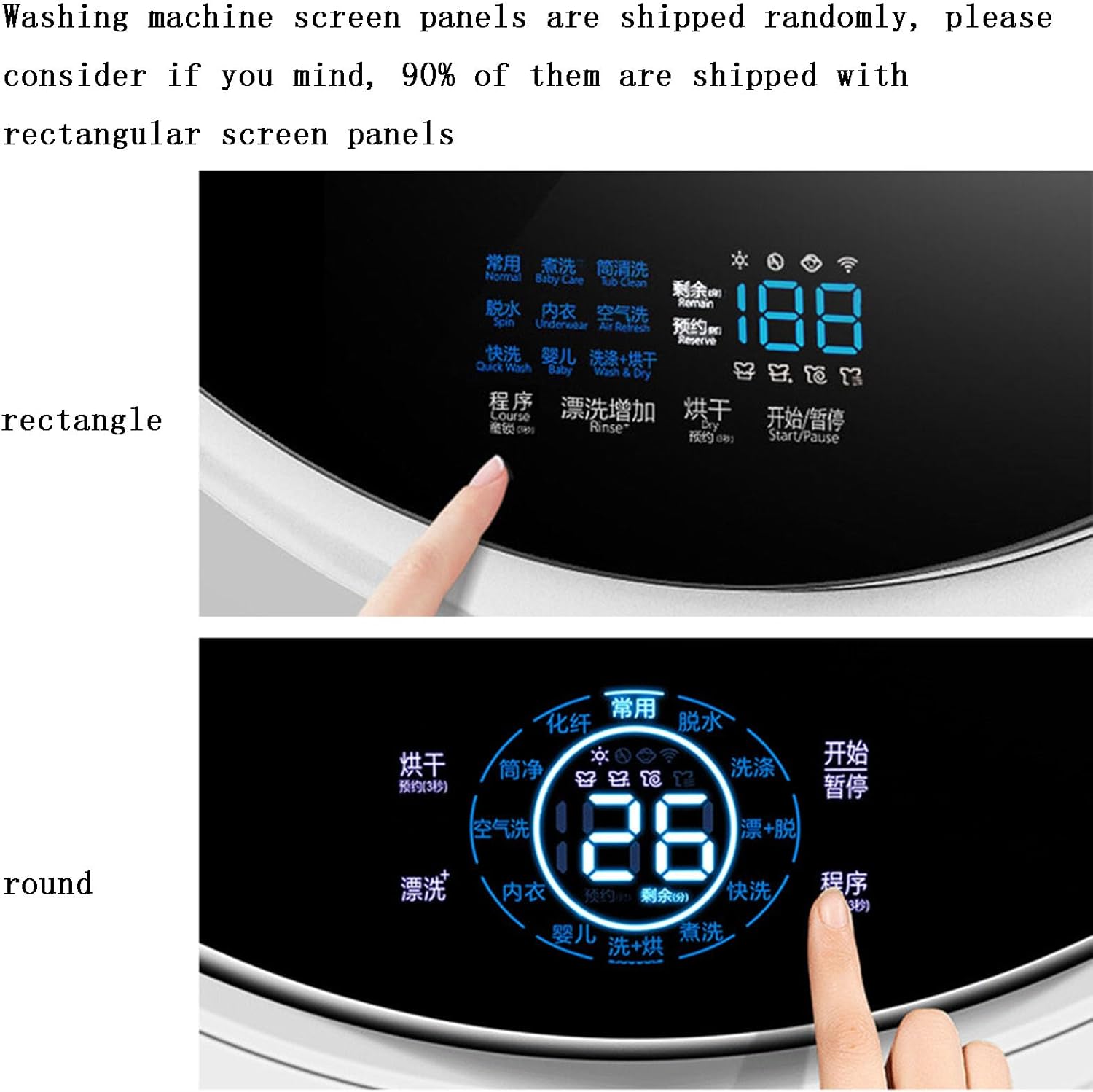 Electric Compact Portable Laundry Dryer, 3.2kg Capacity Fully Automatic Compact Washer, 28/38 Wash Programs Laundry Washer (28 Modes)