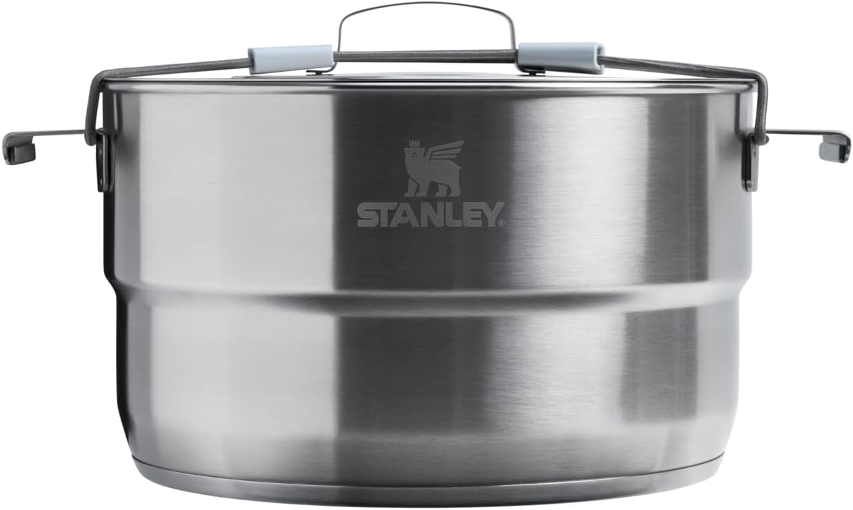 Stanley Wildfare Pro Chef Prep Cookset 5 QT Pale Pebble + Stone