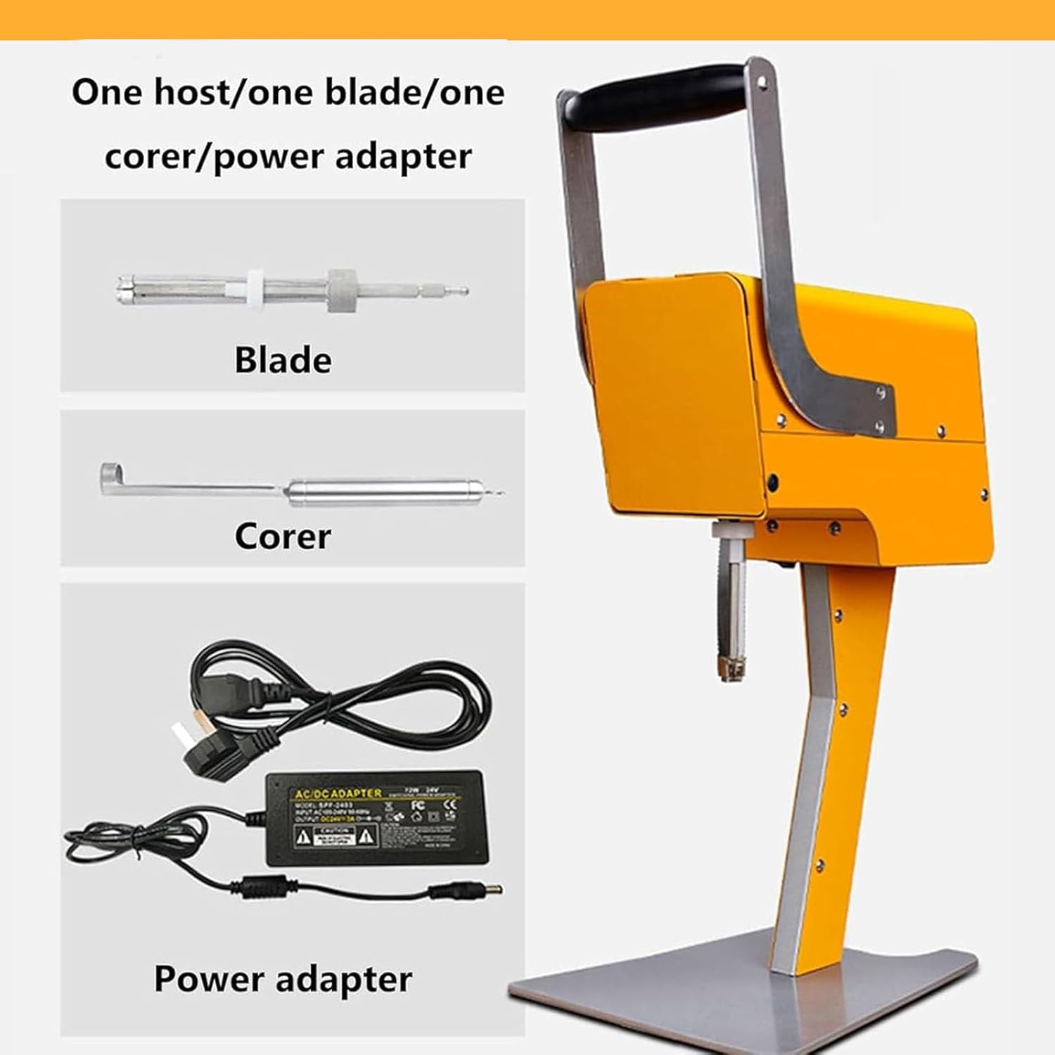 Electric Citrus Juicer,Commercial ge Juice Squeezer for ges, Lemons, and Limes | Easy to Clean, No Need Peel, Countertop Small Kitchen Appliance