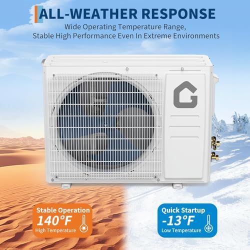 Air Conditioner 9k 12k BTU， SEER 24,WiFi， Energy Star，R454B