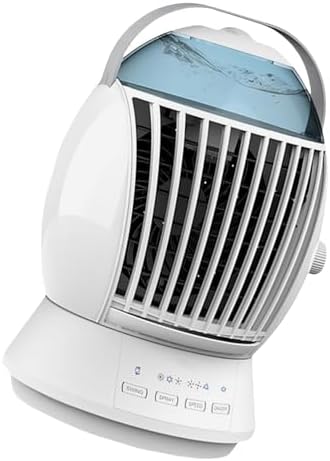 Portable Air Conditioning Air Cooling Fan Conditioning Oscillating Small Conditioner 3 Speed Water Misting For Bedroom Low Noise USB Fan For Sleep