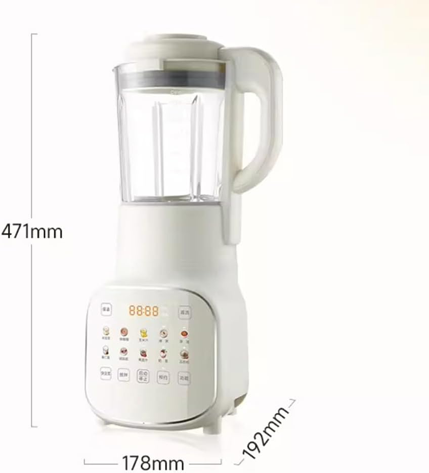 Commercial Blender Smoothie Maker, Household Multifunctional Food Processor, Silent Broken Wall Cooking Machine, 12h Smart Reservation, Can Make Smoothies, Milkshakes, Soy Milk, Juice and More