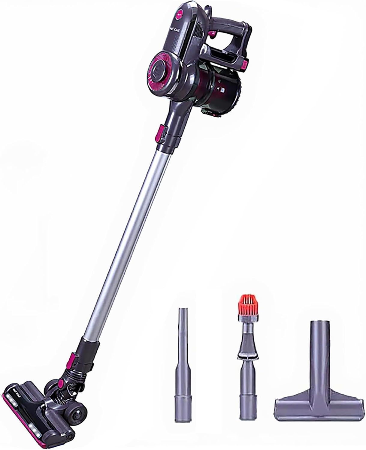 Novaspark Lightweight Cordless Vacuum Cleaner – 2-in-1 Vacuum & Mop, 50min Runtime, Pet Hair Specialist with LED Headlights, HSC-01