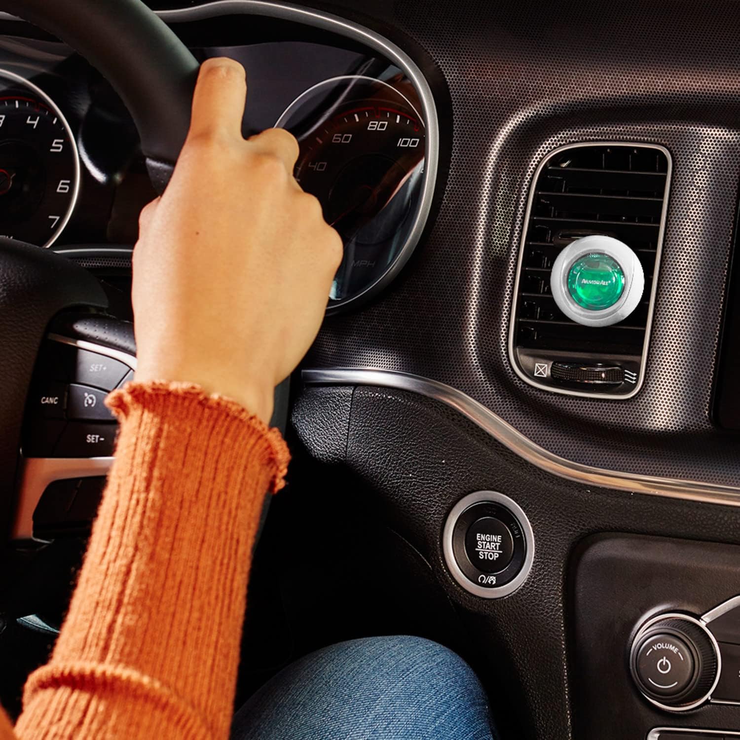 Armor All Essential Blends Air Freshening Vent Clip, Eucalyptus Mint Scent (0.08 fluid ounces)