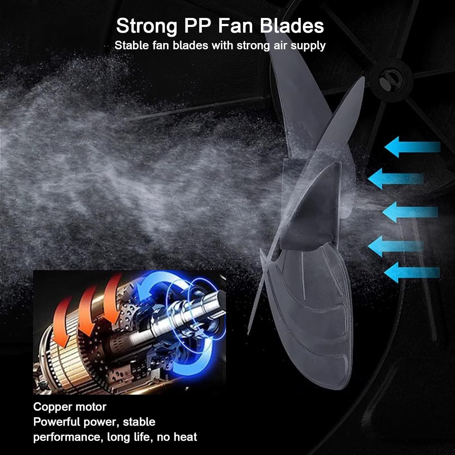 Portable Air Conditioners, Evaporative Air Cooler, Strong Cold Wind, Upper and Lower Double Water Tanks, for Workshops, High Temperature Places(95x46x33cm/37x18x13in)