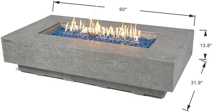 Riviera Concrete Fire Pit 60