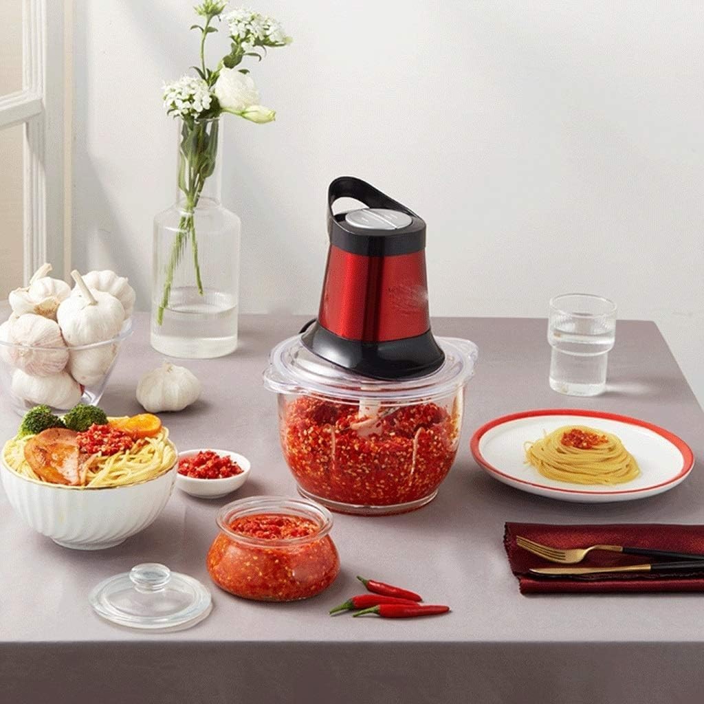 Electric Meat Grinder Machine Stainless Steel Household Electric Food Chopper Mincer Blender Grinder Home Kitchen Food Processor for Meat Fruit