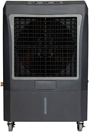 Hessaire MC37M Indoor or Outdoor Portable Oscillating Evaporative Swamp Air Cooler for 950 Square Feet of Space with Water Reservoir