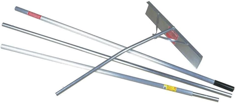 for Seymour Midwest 96322GR Snow Roof Rake, Aluminum Blade, 24